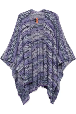Missoni Zig-zag woven cape