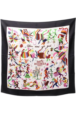Hermès 2010s Carre 90 Din Tini Ya Zue scarf