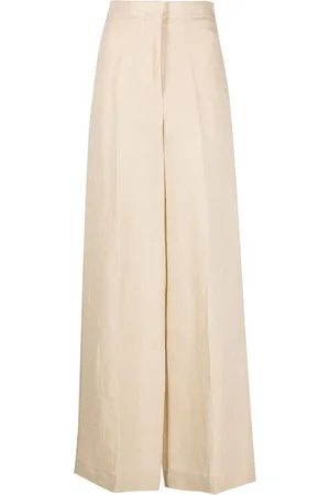 MVP Wardrobe Flared cotton-lined trousers