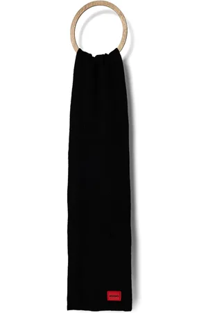 HUGO BOSS Logo-appliqué scarf