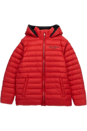 Balmain Logo-print puffer jacket