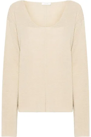 The Row Seam-detail linen jumper