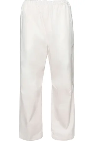 Gucci Logo-patch poplin trousers