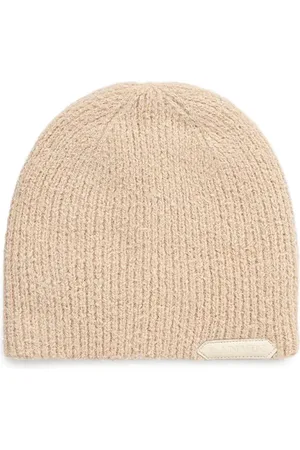 Lanvin Logo-appliqué beanie