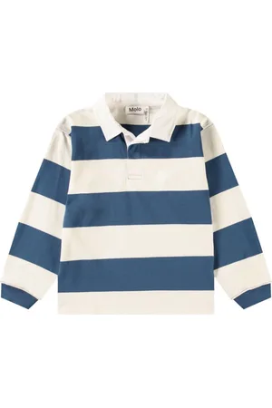 Molo Striped organic cotton polo shirt