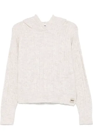 DKNY Cable-knit hoodie