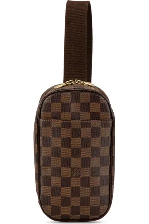 LOUIS VUITTON 2004 Damier Ebene Pochette Gange belt bag