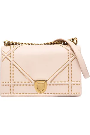 Dior 2017 Medium Studded Calfskin Diorama Flap crossbody bag