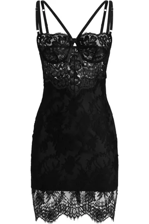 Dolce & Gabbana Lace-appliqué mini dress