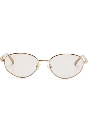 VERSACE Oval-frame sunglasses