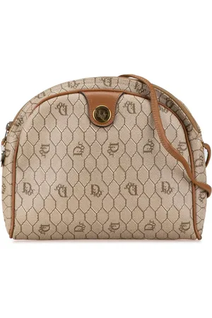 Dior 20th Century Honeycomb Coated Canvas crossbody bag