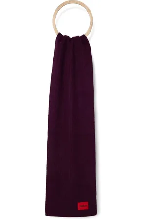 HUGO BOSS Logo-appliqué scarf