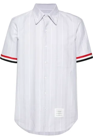 Thom Browne RWB-edge striped shirt