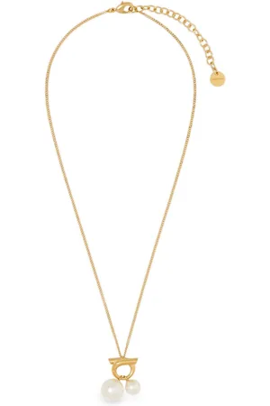 Salvatore Ferragamo Double pearl necklace