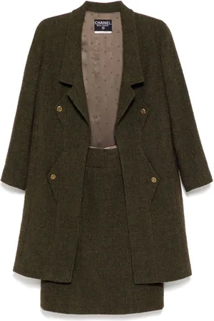 CHANEL 1994 Setup Suit Jacket Skirt