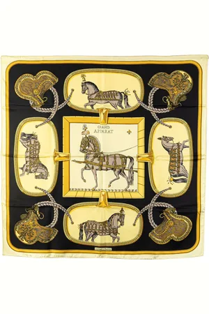 Hermès 20th Century Grand Apparat Silk Scarf scarves