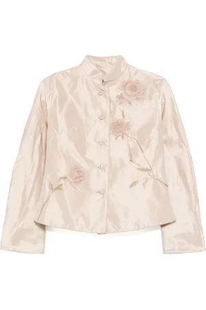 SHIATZY CHEN Libre Collection mandarin collar cotton jacket