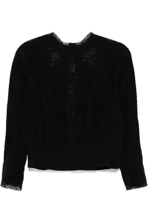 SHIATZY CHEN Chiffon-embroidered top