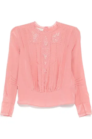 SHIATZY CHEN Chiffon-embroidered top