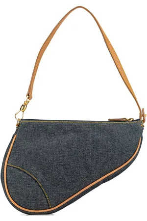 Dior 1999-2001 Denim Saddle Pochette shoulder bag