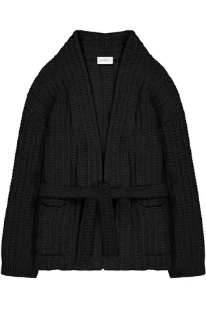 LANEUS Belted cardigan