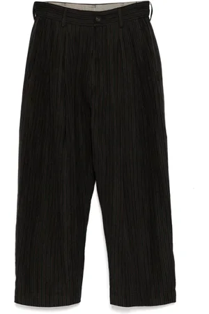 ZIGGY CHEN Front pleat tapered trouser