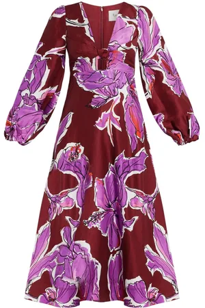 AJE Inflorescence midi dress