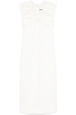 Jil Sander Gathered midi dress