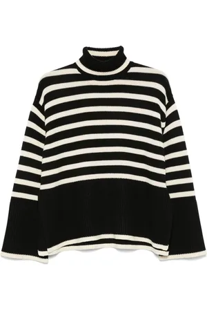 Totême Striped turtleneck sweater