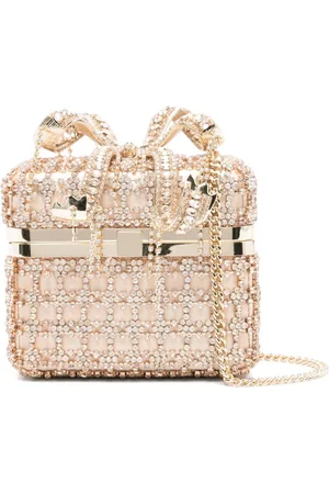 Self-Portrait Crystal vanity mini bag