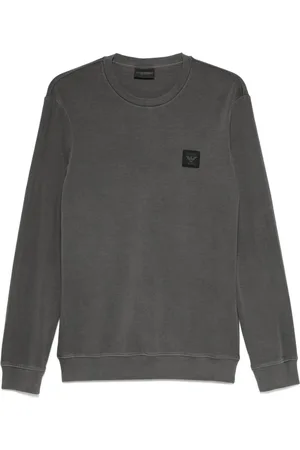 Emporio Armani Logo-patch sweatshirt