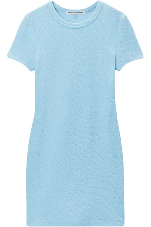 Alexander Wang Crew-neck shortsleeved mini dress