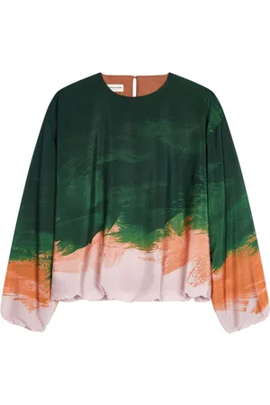 DRIES VAN NOTEN Georgette cocoon top