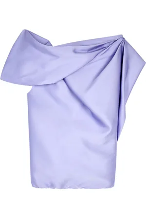 DRIES VAN NOTEN Draped sleeveless top