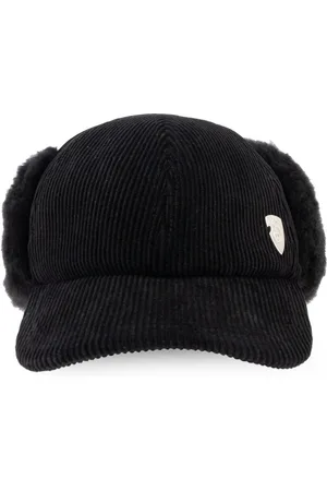 Burberry Shearling-trim corduroy trapper cap