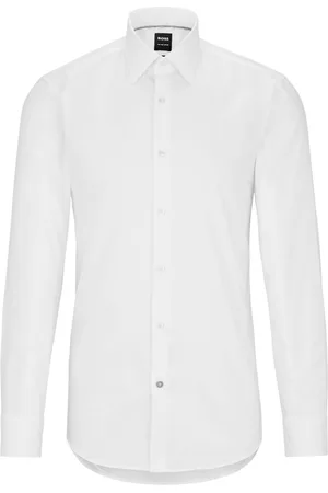HUGO BOSS Long-sleeve poplin shirt