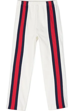 Gucci Web-stripe cotton track pants