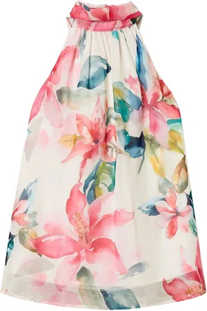 Twin-Set Floral-print top