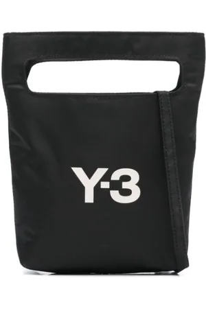 Y-3 Mini logo-print tote bag