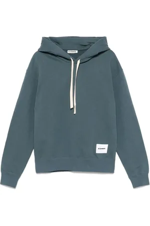 Jil Sander Logo-patch hoodie