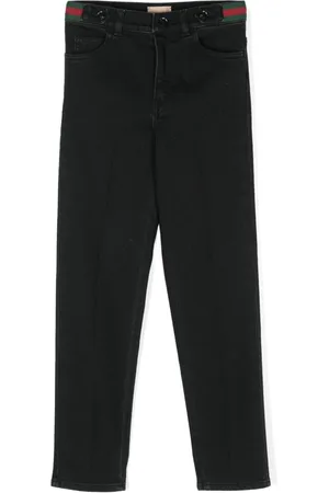 Gucci Web-stripe jeans