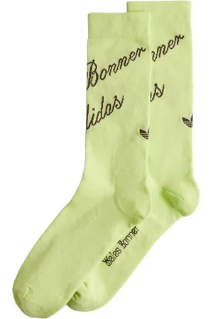adidas X Wales Bonner logo-intarsia mid-calf socks