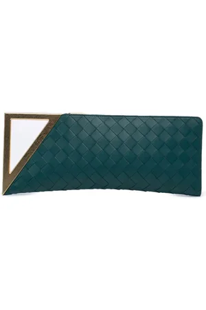 Bottega Veneta 2012-2024 Small Nappa Intrecciato BV Rim clutch bag