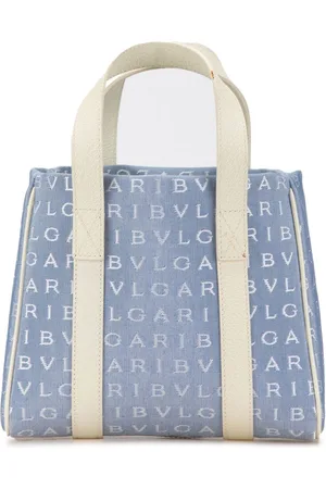 Bvlgari 2010-2024 Mini Denim Logomania tote bag