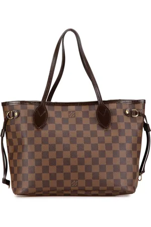 LOUIS VUITTON 2008 Damier Ebene Neverfull PM tote bag