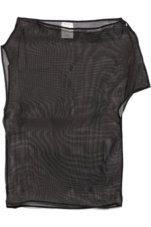 St Agni Silk mesh top