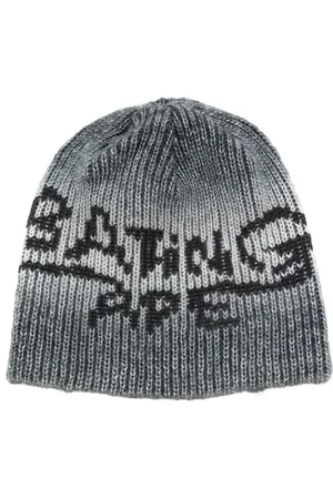 A Bathing Ape Logo-motif beanie