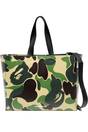 A Bathing Ape Abc camo bag