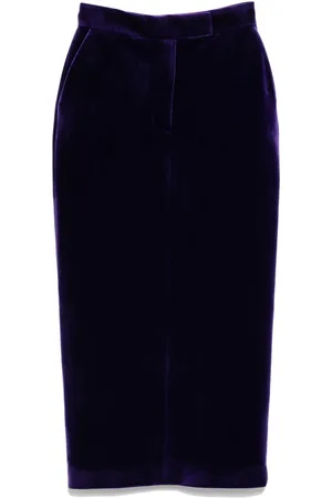ALEX PERRY Velvet pencil skirt