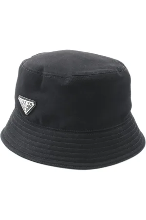Prada 2010s triangle-logo bucket hat